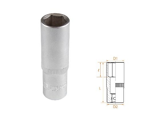 Головка торцевая глубокая шестигранная 1/2&quot;, 17 мм AFFIX AF00140017 AFFIX – анонс, характеристики, MSTAF00140017 