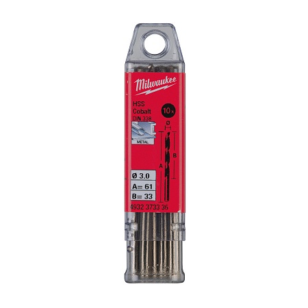Milwaukee 5.5 x 93 - 10 шт Сверло по металлу HSS-G с кобальтом - DIN338 – анонс, характеристики, 