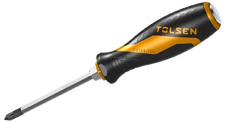 Цена по акции на отвертка крестовая &quot;gripro&quot;, phillips №1, 75 мм, силовая tolsen tt20121 в магазине Инструмент-24