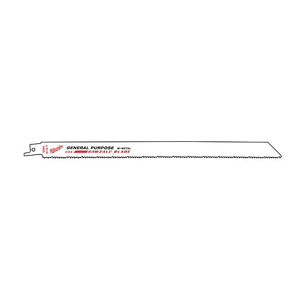 Milwaukee 300 x 8/12 - 50шт Полотна дерево/металл/пластик – купить в , подробное изображение 
