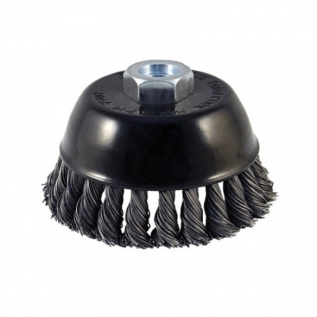 Щётка чашечная жгутовая для УШМ, METAL Standard, 120xМ14 - ST0.50 - RPM 6500 &quot;D.BOR&quot; – анонс, характеристики, 