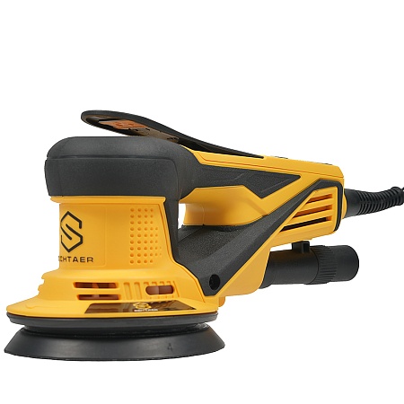 *SCH-01-125-2.5 шлиф. машинка ручная 220V/50Hz, 350W, эксцентрик 2,5 мм SCHTAER – анонс, характеристики, 