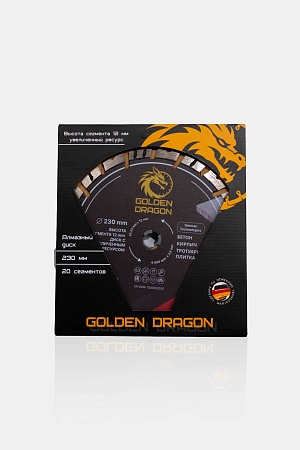 Акции и распродажи - диск алмазный по бетону 230 мм golden dragon. высота сегмента 12 мм, для болгарки (ушм) 22,23 х 2,6 в магазине tool-24