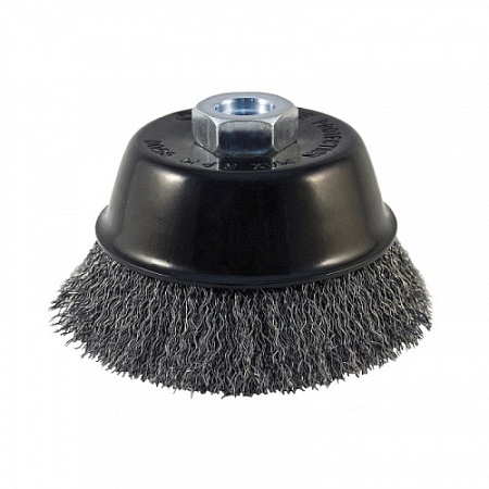 Щётка чашечная гофрированная для УШМ, METAL Standard, 100xМ14 - S0.30 - RPM 8500 &quot;D.BOR&quot; – анонс, характеристики, 