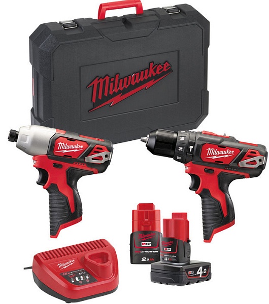 Детальное изображение : milwaukee м12вpp2в-421с набор