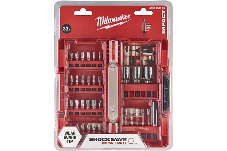 Набор бит Milwaukee SHOCKWAVE 33шт – анонс, характеристики, 