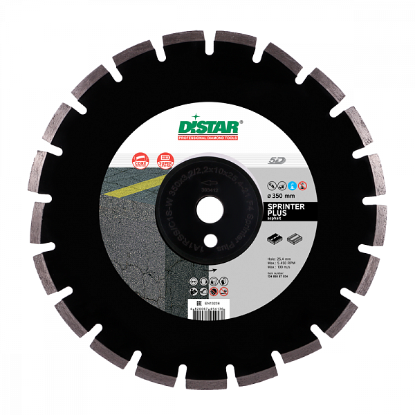 Алмазный диск DISTAR 1A1RSS/C1S-W Sprinter Plus D300 : детальное описание и быстрый заказ
