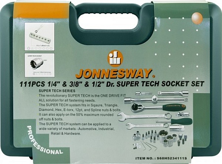 Цена по акции на набор универсальный jonnesway s68h5234111s в магазине Инструмент-24