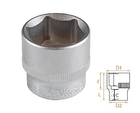 Головка торцевая стандартная шестигранная 3/8&quot;, 24 мм AFFIX AF00030024 AFFIX – анонс, характеристики, MSTAF00030024 