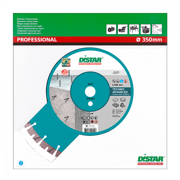 Алмазный диск DISTAR 1A1RSS/C3-H Technic Advanced D300 : детальное описание и быстрый заказ