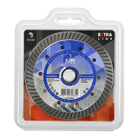 Акции и распродажи - алмазный диск turbo железобетон extra line 125*2,0*10*22,2 (000609) в магазине tool-24