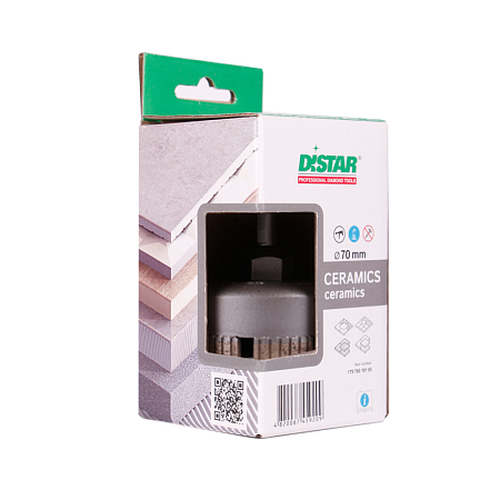 Алмазная коронка DISTAR DDS-W Ceramics D70 – анонс, характеристики, 