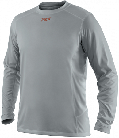 Новые акции футболка с длинным рукавом серая milwaukee wwlsg (xl) в магазине Инструмент-24