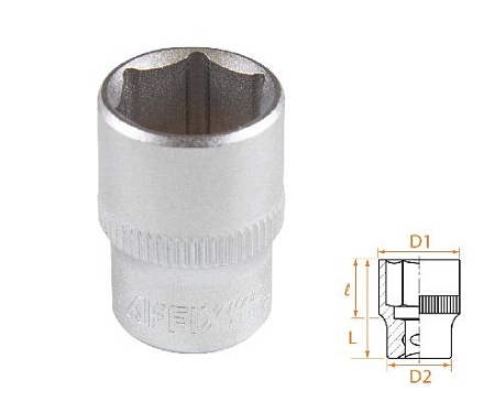 Головка торцевая стандартная шестигранная 1/4&quot;, 13 мм AFFIX AF00020013 AFFIX – анонс, характеристики, MSTAF00020013 