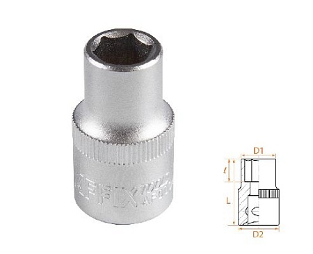 Головка торцевая стандартная шестигранная 1/2&quot;, 11 мм AFFIX AF00040011 AFFIX – анонс, характеристики, MSTAF00040011 