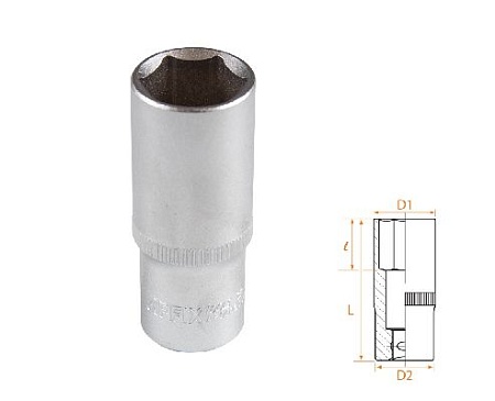 Головка торцевая глубокая шестигранная 3/8&quot;, 19 мм AFFIX AF00130019 AFFIX – анонс, характеристики, MSTAF00130019 