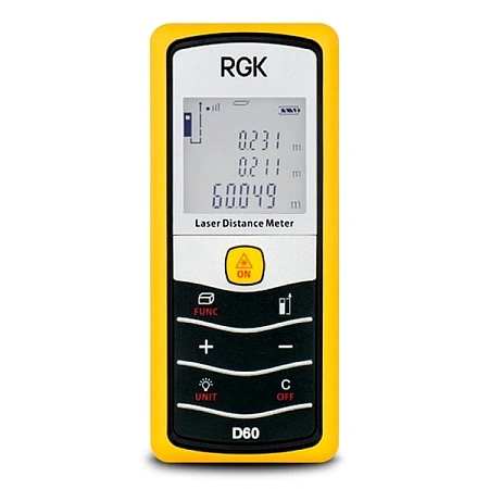 Лазерный дальномер RGK D60 (4610011870613) RGK – анонс, характеристики, 