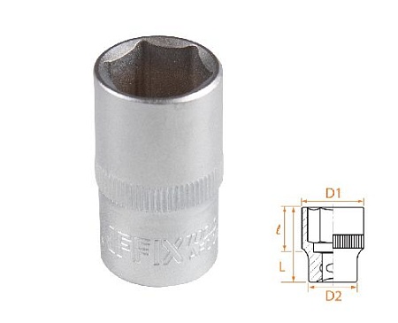 Головка торцевая стандартная шестигранная 1/2&quot;, 16 мм AFFIX AF00040016 AFFIX – анонс, характеристики, MSTAF00040016 