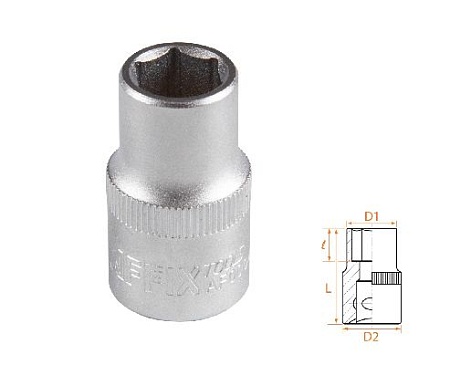 Головка торцевая стандартная шестигранная 1/2&quot;, 12 мм AFFIX AF00040012 AFFIX – анонс, характеристики, MSTAF00040012 