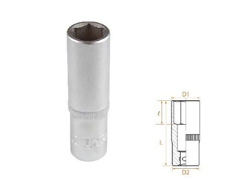 Головка торцевая глубокая шестигранная 1/2&quot;, 15 мм AFFIX AF00140015 AFFIX – анонс, характеристики, MSTAF00140015 