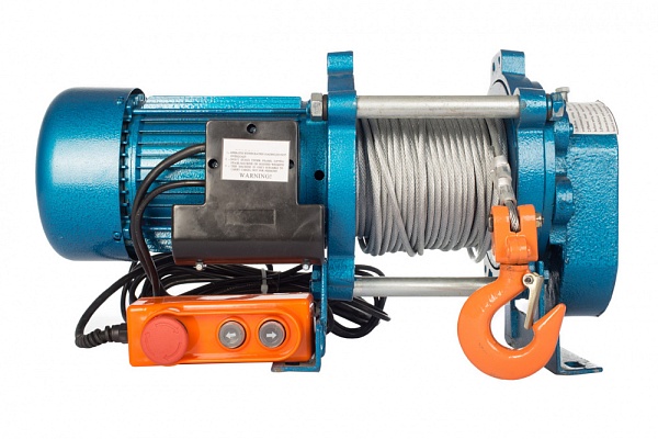 Детальная фотография лебедка tor cd-1000-a (kcd-1000 kg, 380 в) с канатом 100 
м