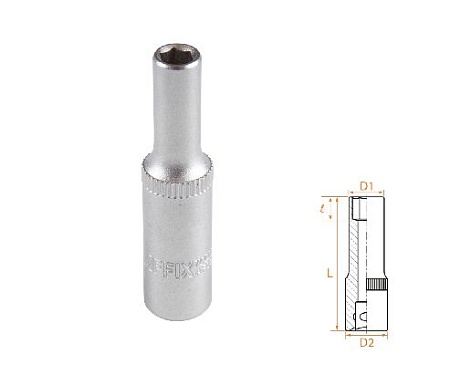 Головка торцевая глубокая шестигранная 1/4&quot;, 5 мм AFFIX AF00120005 AFFIX – анонс, характеристики, MSTAF00120005 