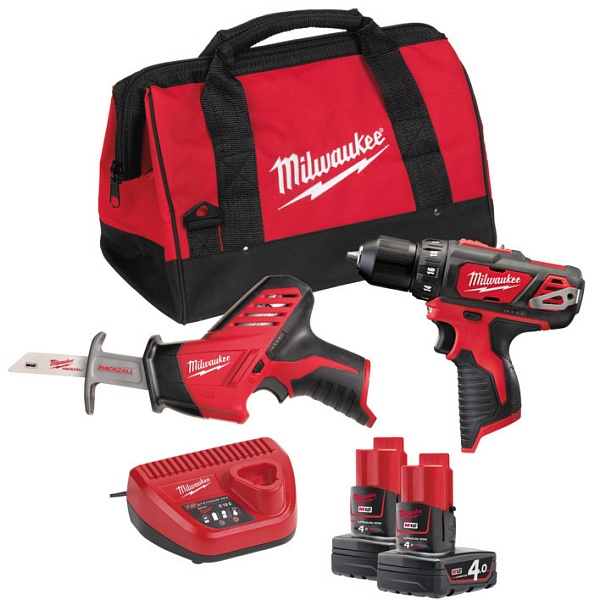 Детальное изображение : milwaukee м12вpp2в-402в набор
