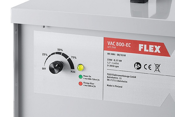 Промышленный воздухоочиститель FLEX VAC 800-EC: Воздуходувки Товар УТ000045185 0