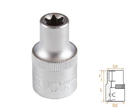Головка торцевая TORX Е-стандарт 1/2&quot;, E11 AFFIX AF00043011 AFFIX – анонс, характеристики, MSTAF00043011 