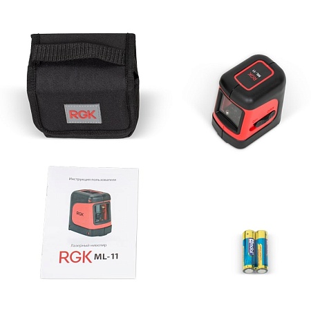 Комплект: лазерный уровень RGK ML-11 + штатив AMO A160 (779098) RGK – анонс, характеристики, 
