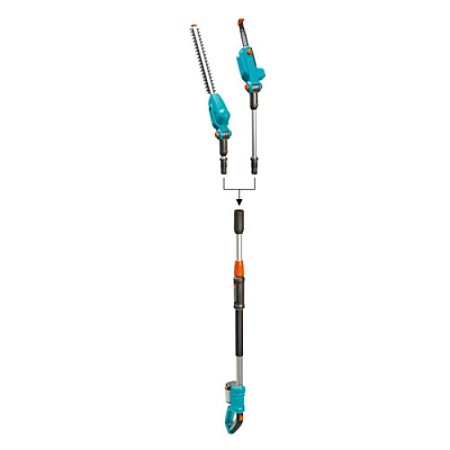 Gardena Высоторез аккумуляторный высоторез TCS Li 18/20 + ножницы штанговые живой изгороди THS Li 18; цена 23&nbsp;956 &#8381;