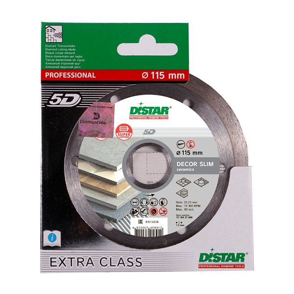 Алмазный диск DISTAR 1A1R Decor Slim D115 : детальное описание и быстрый заказ