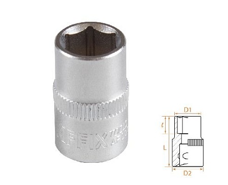 Головка торцевая стандартная шестигранная 3/8&quot;, 11 мм AFFIX AF00030011 AFFIX – анонс, характеристики, MSTAF00030011 