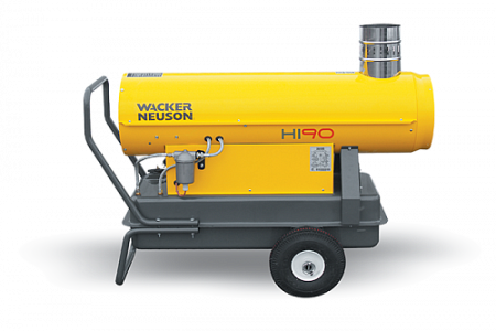 Тепловая пушка Wacker Neuson HI 90 HD непрямого нагрева – анонс, характеристики, 
