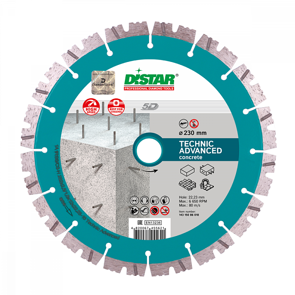 Алмазный диск DISTAR 1A1RSS/С3-H Technic Advanced D150 : детальное описание и быстрый заказ