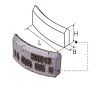 Сегмент алмазный ADTnS HD 24*4,0*10 R070 RS5H для коронок 132-152 мм – купить в , подробное изображение 
