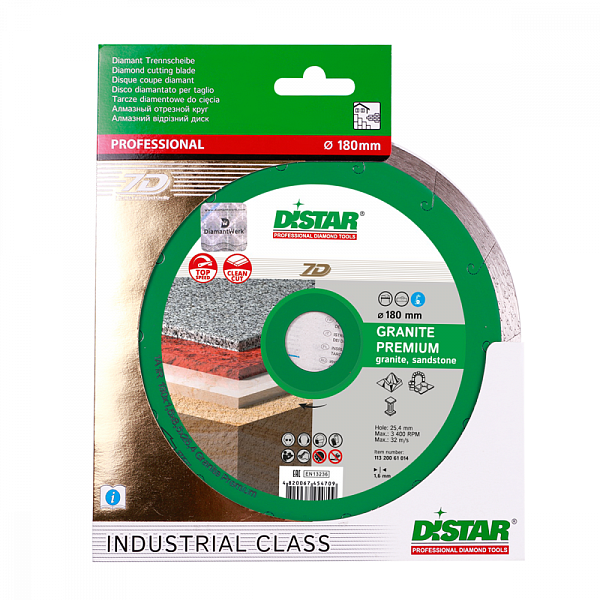 Алмазный диск DISTAR 1A1R GRANITE PREMIUM D200 : детальное описание и быстрый заказ