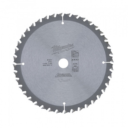 Диск для акк. циркулярной пилы Milwaukee WNF 165 x 15.87 x40 – анонс, характеристики, 