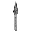 Борфреза коническая KORNOR M1625BM06 насечка двойная типа M – купить в , подробное изображение 
