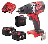 Детальное изображение : компактная бесщеточная дрель milwaukee m18 cblpd-502c