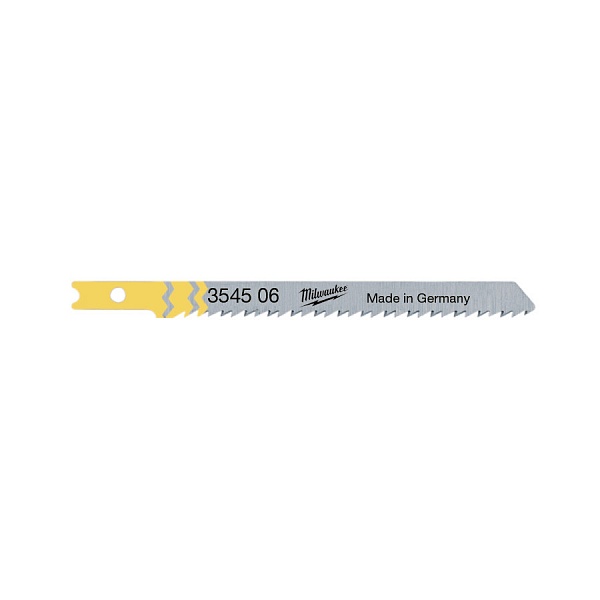 Полотна для лобзика Milwaukee 75 x 4 mm - 5шт с U-образным хвостовиком – купить в , подробное изображение 
