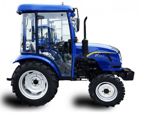 Минитрактор Донгфенг (Dongfeng) DF-244 ГУР синий с кабиной; цена 1&nbsp;099&nbsp;358 &#8381;