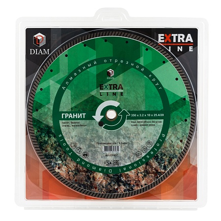 Turbo Гранит Extra Line 350*3,2*10*25,4/20 (000637) DIAM – анонс, характеристики, 000637 
