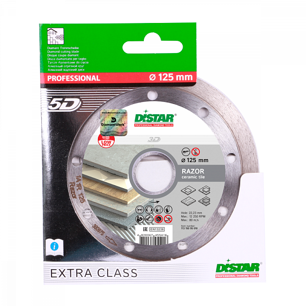 Алмазный диск DISTAR 1A1R RAZOR D125 : детальное описание и быстрый заказ