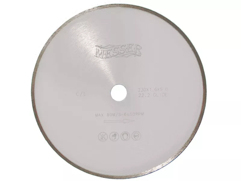 Алмазный диск MESSER С/L для керамической плитки D150