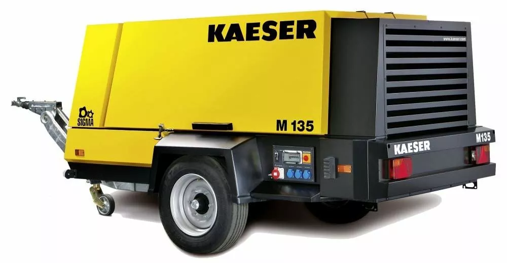 Компрессор KAESER M 135 G дизельный, с электрогенератором